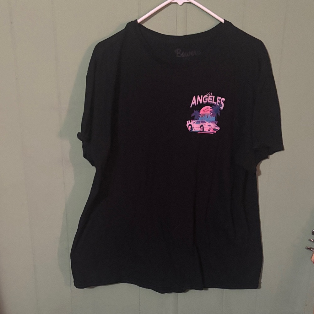 Black Los Angeles Graphic Tee